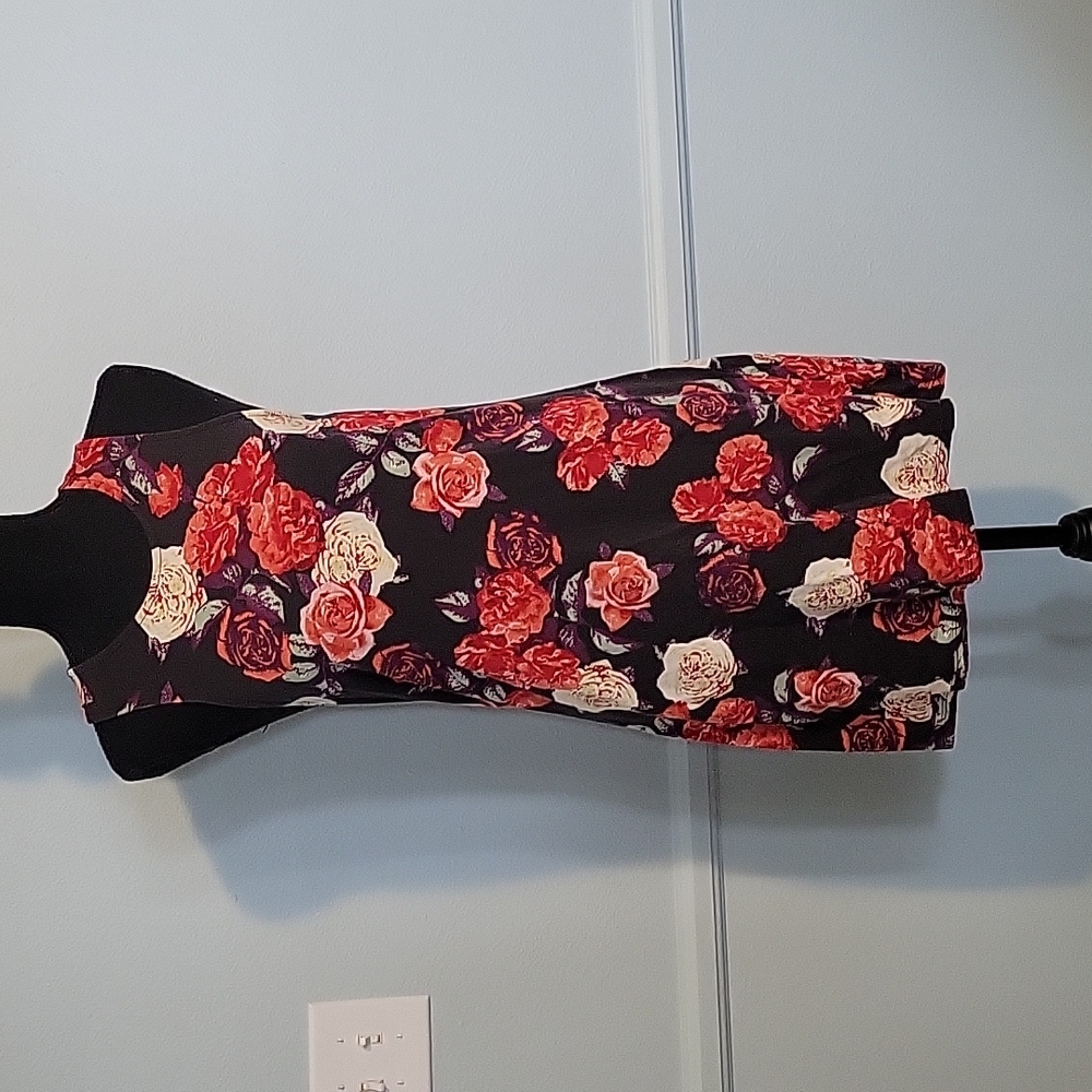 element Floral Dress with Open Back.